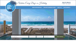 Desktop Screenshot of holidaybeachrentals.com